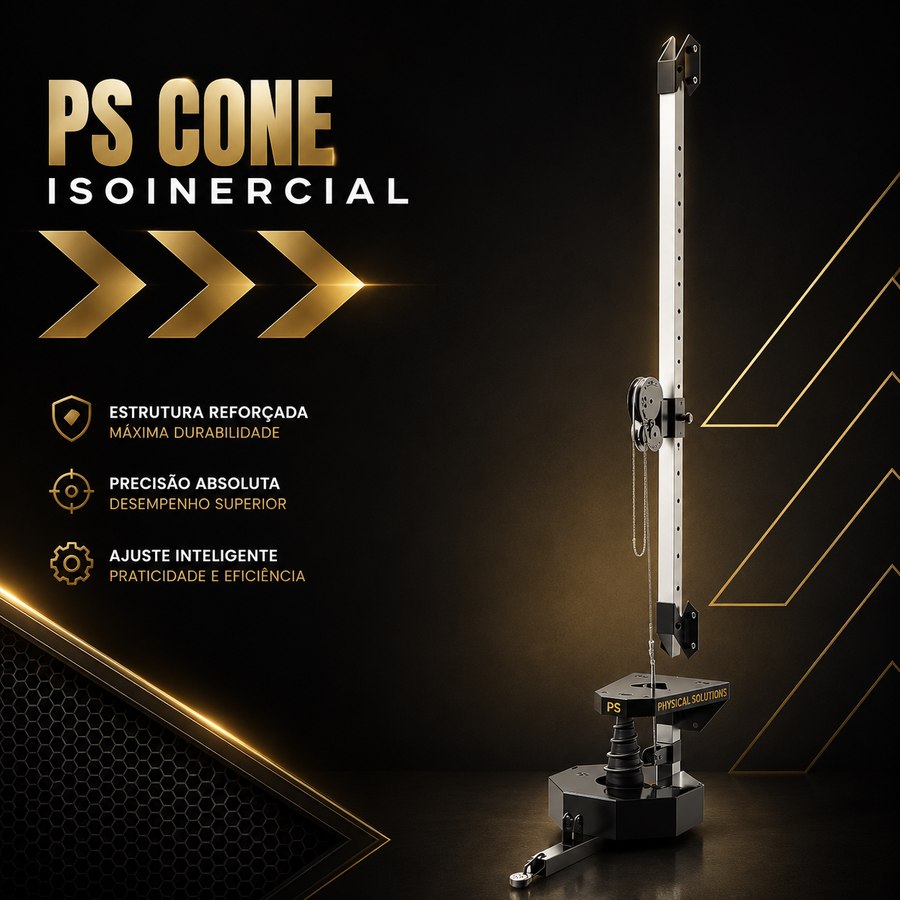PS Cone Isoinercial — Torre isoinercial de ajuste inteligente — equipamento Physical Solutions